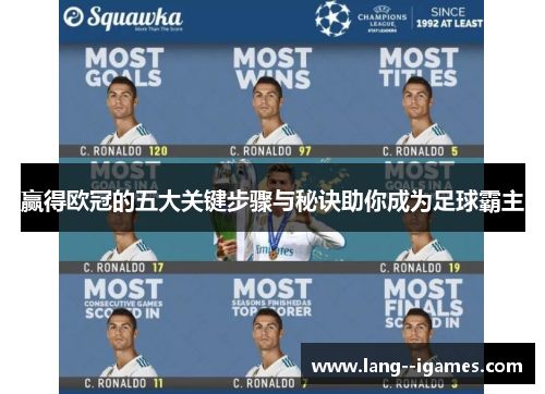 赢得欧冠的五大关键步骤与秘诀助你成为足球霸主